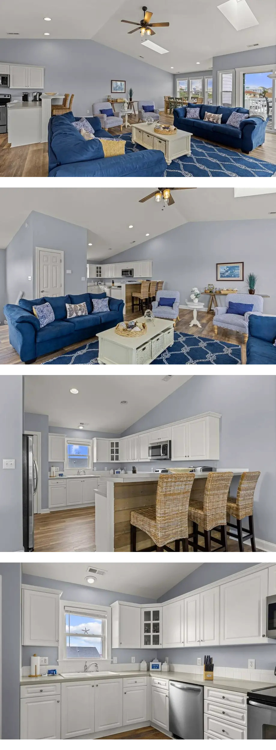 Barefoot A, Oceanview Duplex with 3 bedr...