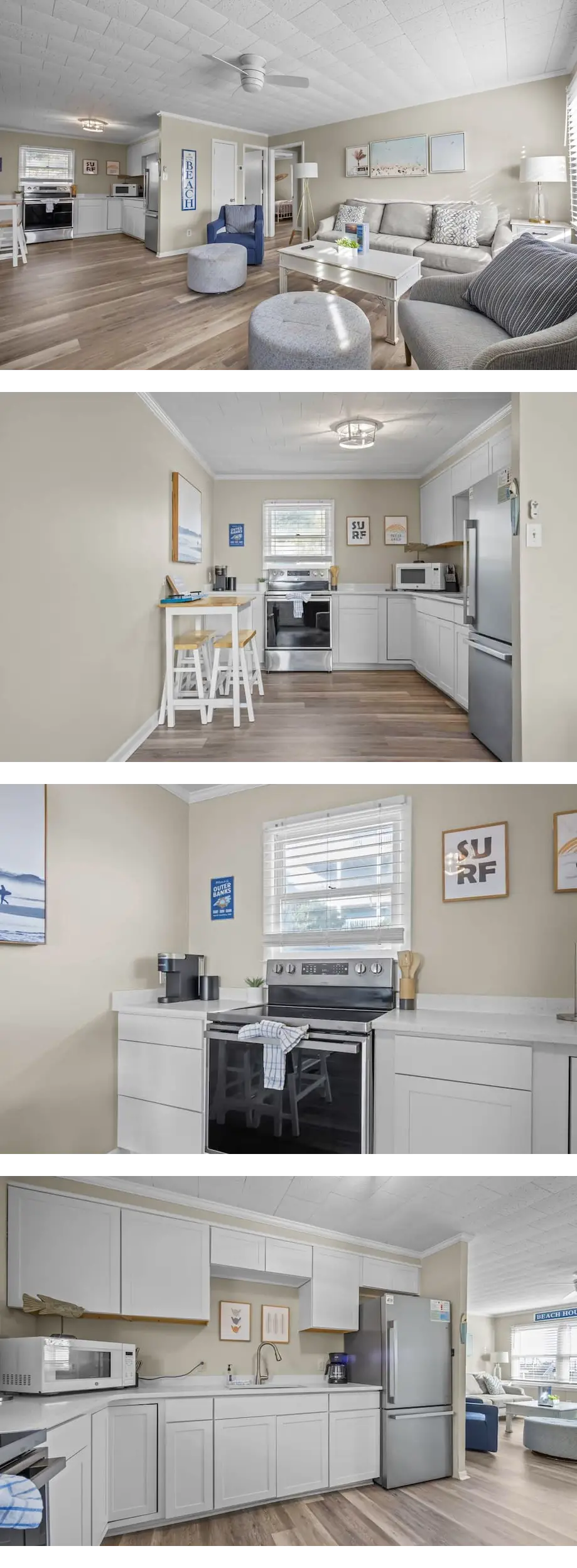 2 BR steps from beach access, dog-friend...